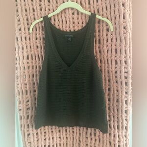Banana Republic Gray Knit Tank Top